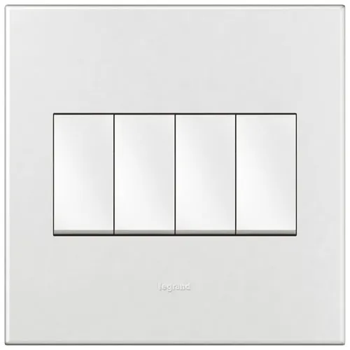 Legrand Arteor P444WWH 4Lever 1way Switch 4X4 White