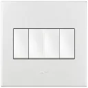 Legrand Arteor P444WWH 4Lever 1way Switch 4X4 White