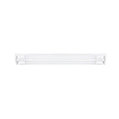 Radiant RPR249 2 Ft Double Eco Open Channel Fitting No Ballast, Wired for LED T8 2x9W 620mm White